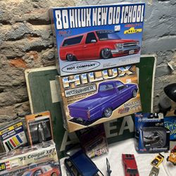 Collector’s Model Car Lot – Rare Toyota Hilux, Hummer, Cougar XR7, JDM & Diecast – Mint & Sealed 🔥