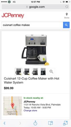 Cusinart coffee maker