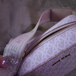 Monogram Patterned Zippered Camera Bag