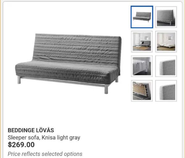 Ikea Beddinge Futon Or Sleeper Sofa For In Kent Wa Offerup