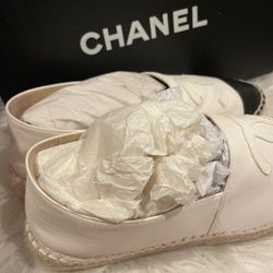 CHANEL  ESPADRILLES Authentic Size 36