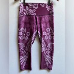 Nominou Jas The Hummingbird Purple Athleisure Leggings Size S