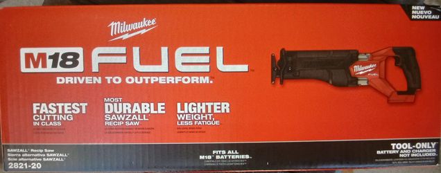 Milwaukee M18 FUEL GEN-2 18V SAWZALL Reciprocating  Saw - NEW