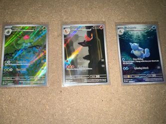 Charmeleon, Wartortle, & Ivysaur Pokemon 151 IRs