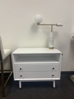 Large side table with 2 drawers