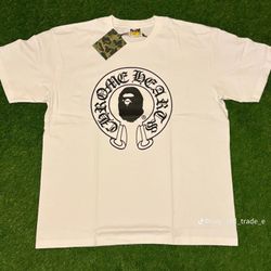 Bape Chrome Hearts White 