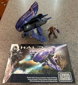 Retired Mega Bloks Halo Banshee Strike – 100% Complete w/ Manual – Excellent Condition
