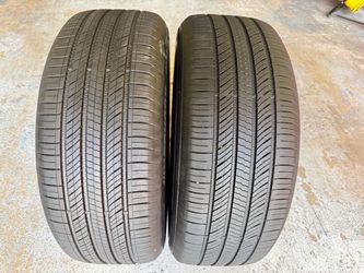 Two Tires 235/55/18 Hankook Ion Evo Electric tune like new with 80-90% Left Tesla