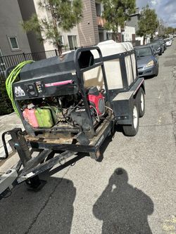 Hot Water Pressure Washing Trailer