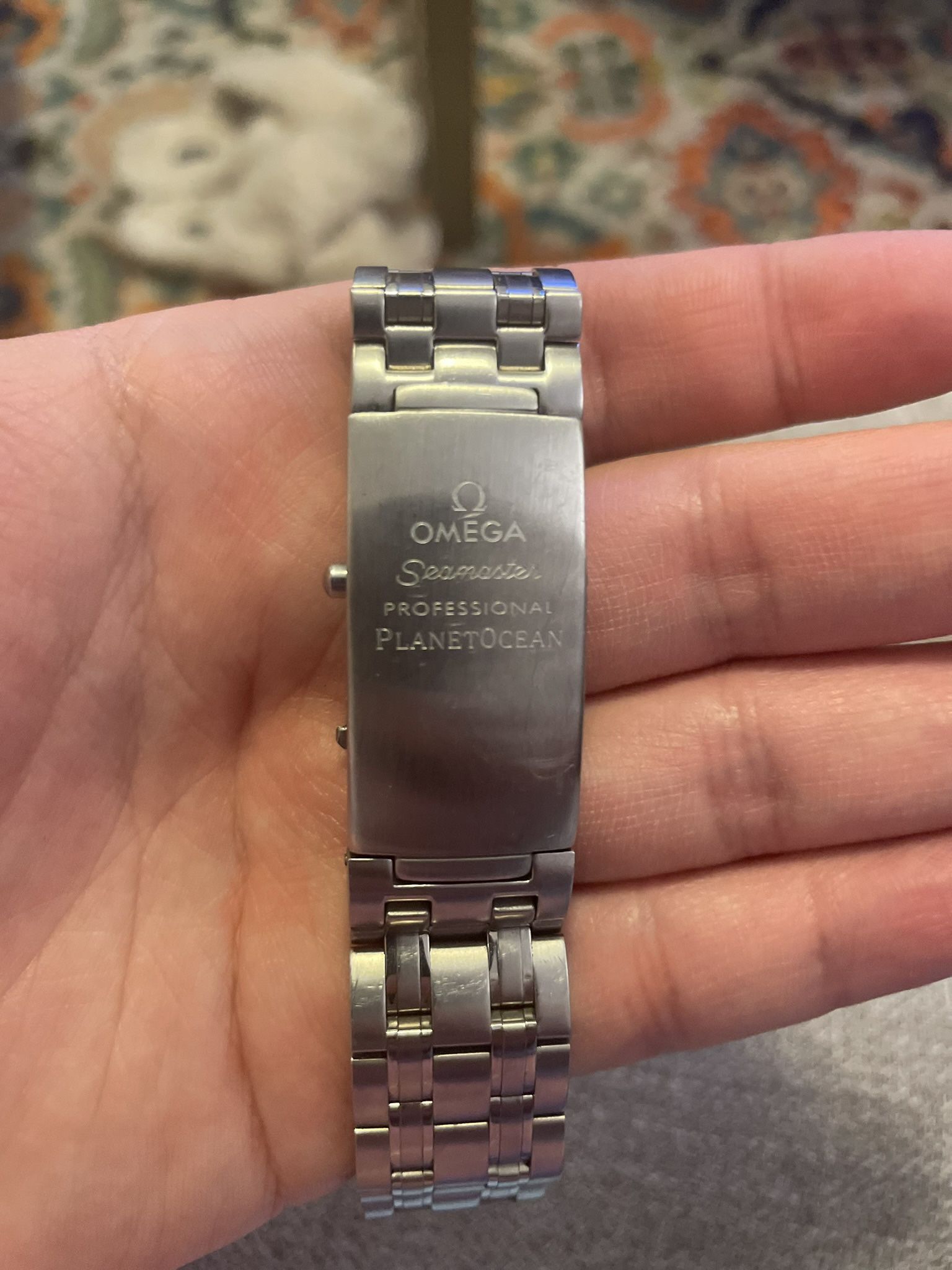 Omega 1502/824 (Bracelet only - Seamaster Planet Ocean Stainless Steel Band