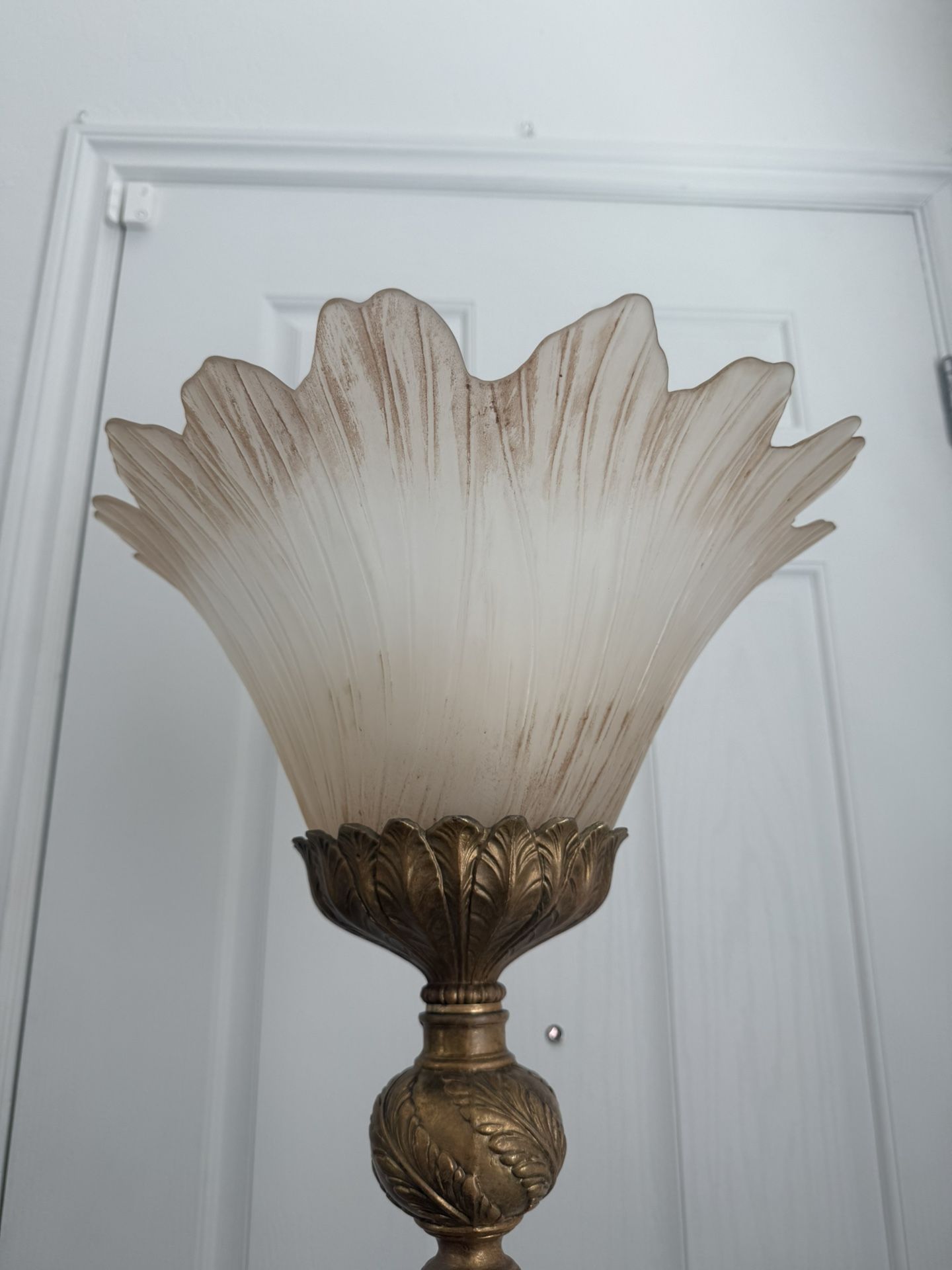 Brass/Gold Flower Floor Lamp