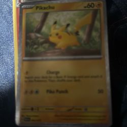 Pikachu card