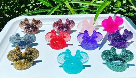 Minnie mouse straw topper