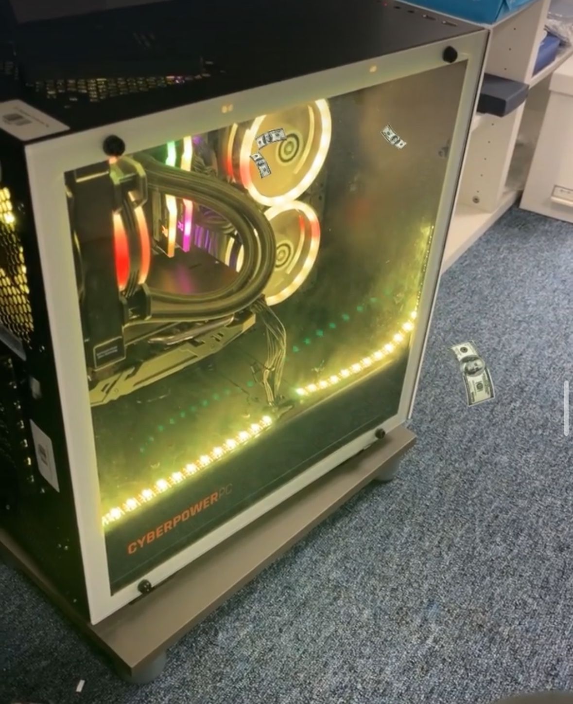 Gaming PC With Monitor