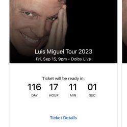 LUIS MIGUEL AT LAS VEGAS 