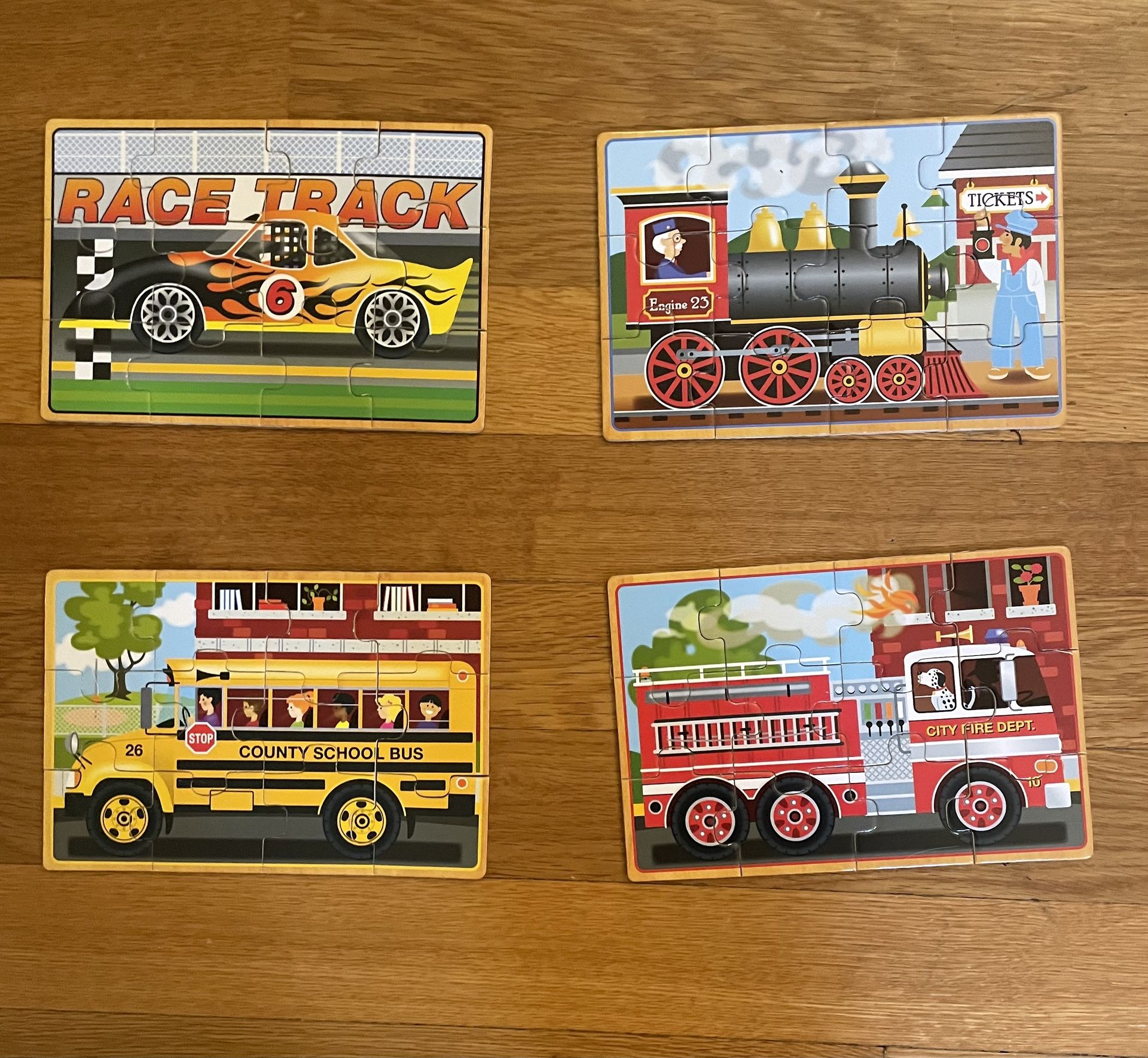 Melissa And Doug Wooden Puzzles