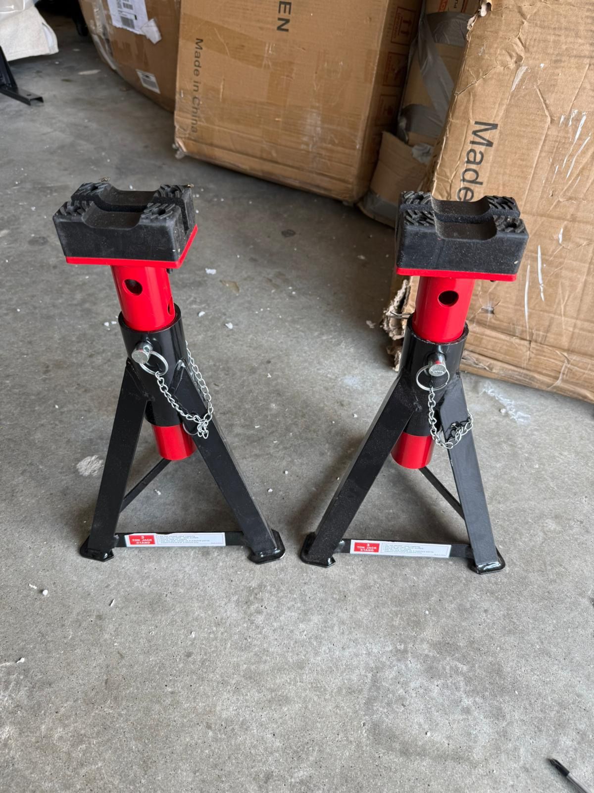 🎊BRAND NEW🎊Car Jack Stands Adjustable Height Body Shop Safety Tool 2pcs