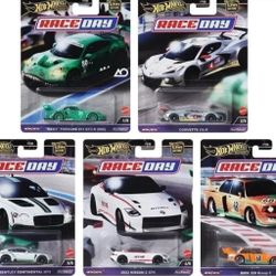 2024 Hot Wheels Race Day Set (5 Cars) 