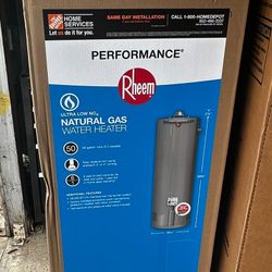 Water Heater Rheem 50 Gallon 