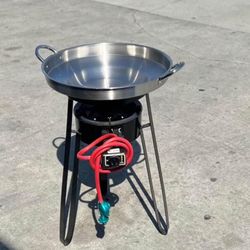 Disco De Accero Con Vase I Quemador Nuevo Para Freir 