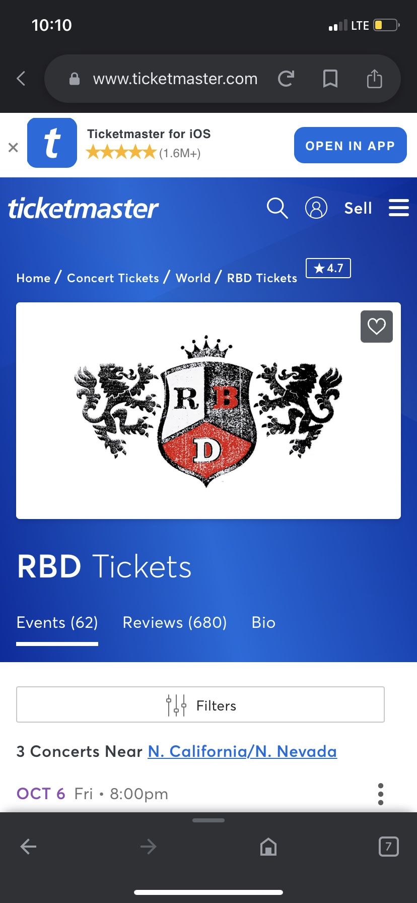 Rbd Tickets  