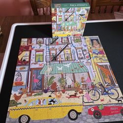 "Critter City " 500pc Jigsaw Puzzle.   Poster Included. 