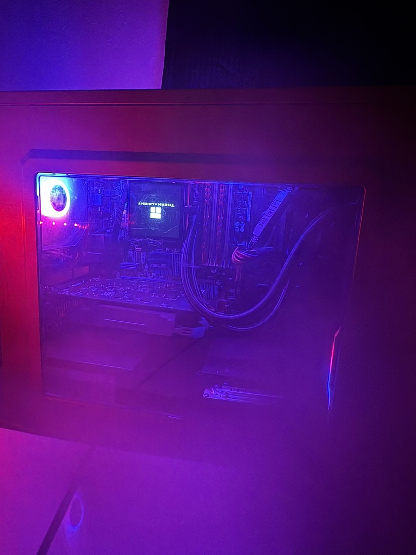 Gaming Pc with Monitor and Keyboard and Mouse