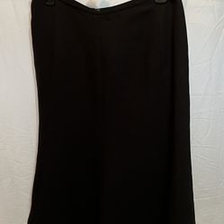 GEORGE ME Designs By MARK EISEN Black Skirt with Zipper
