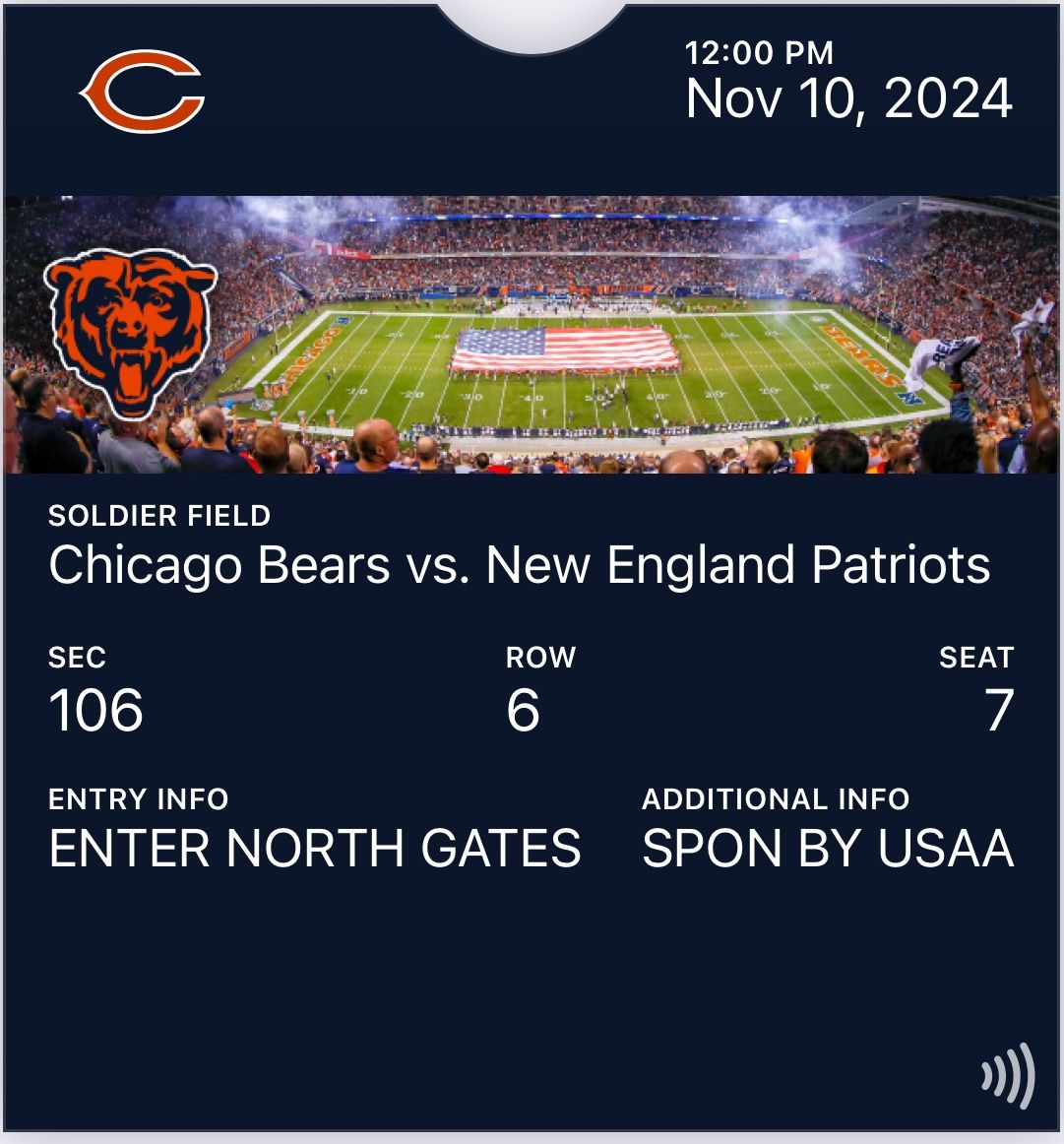 Chicago Bears Vs New England Patriots
