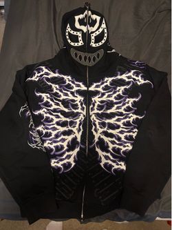 Civil regime x wwe Dominik Mysterio zip up hoodie sz L