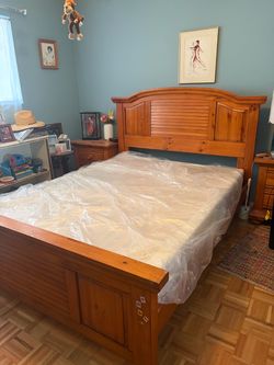 Queen bed frame