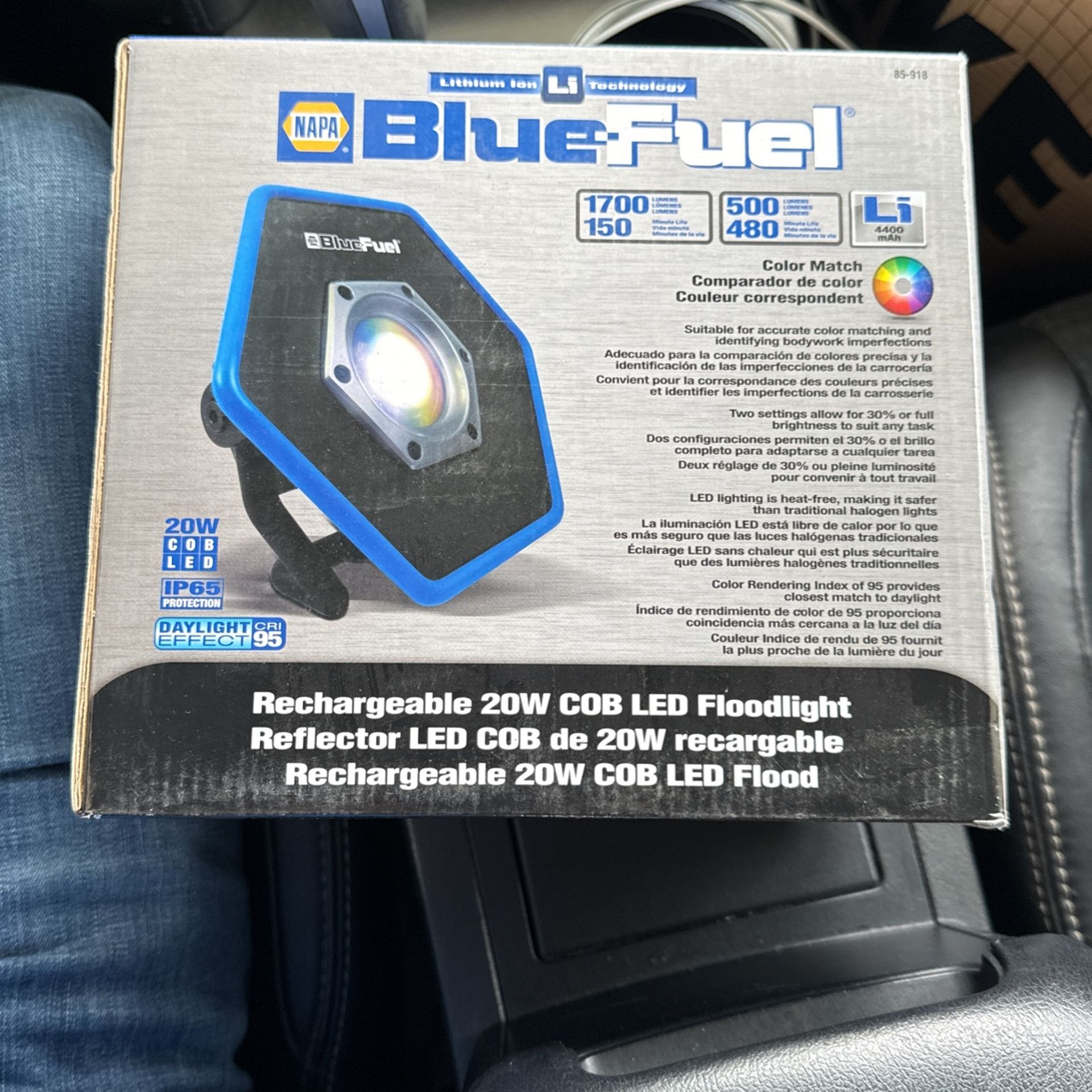 NAPA Blue fuel - Rechargeable Floodlight 