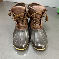 Sperry Duck Rain Boots Size 12C Girls 