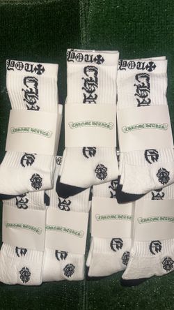 Chrome heart socks