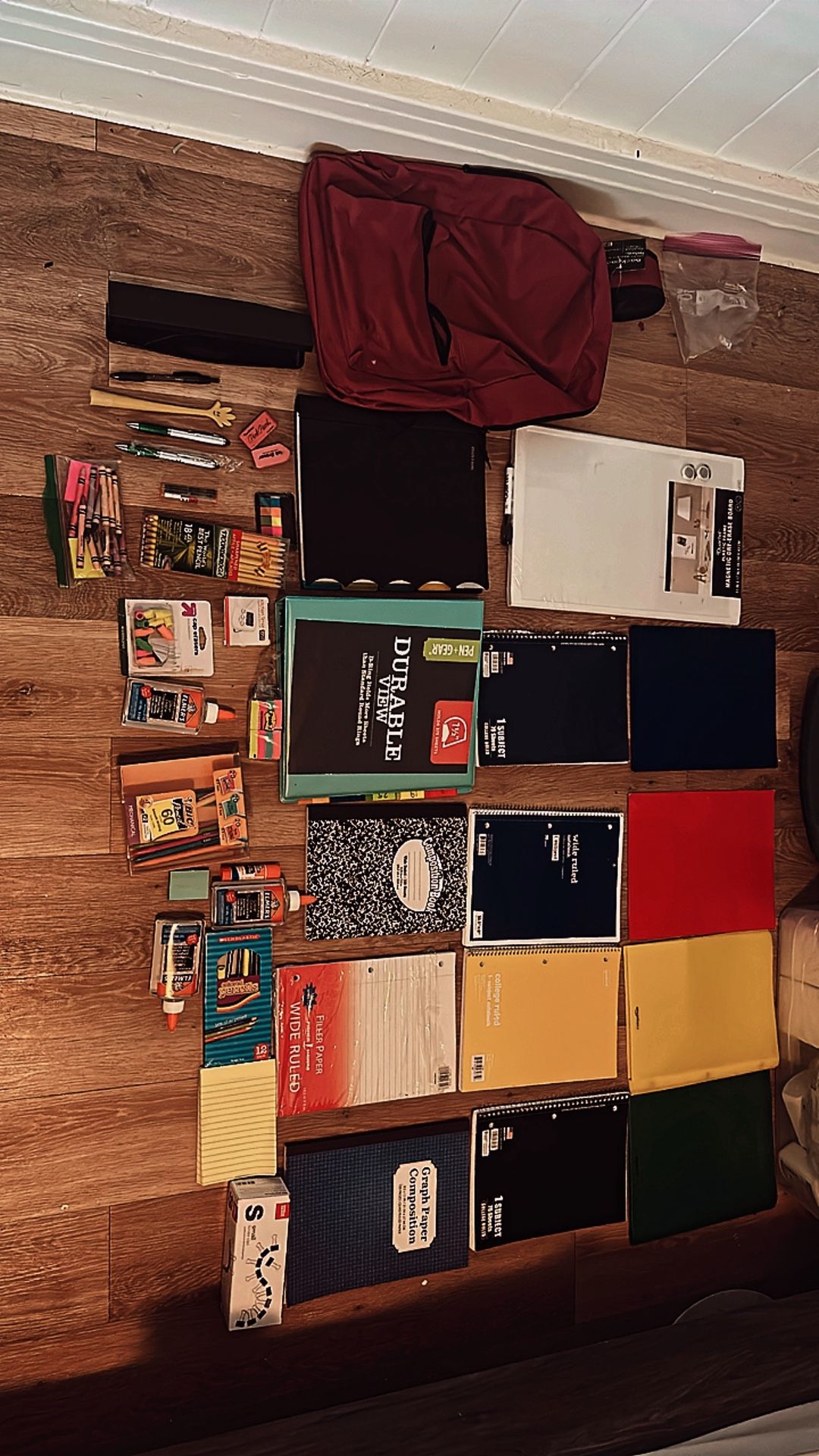 Complete School Supply Bundle W/Backpack ( READ DESCRIPTION)
