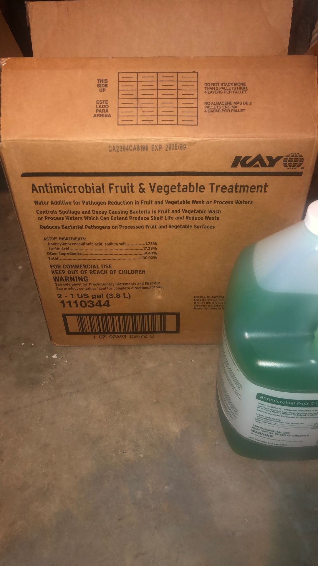 Anti microbial Fruit And Vegetable Treatment