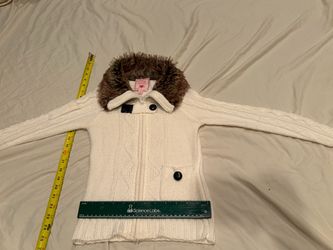 Girls knitted zipper overJacket kids size S 7/8