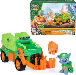 PAW Patrol The Dino Movie Rocky Dino Rescue Recycler Toy Vehicle