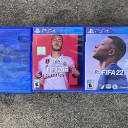 PS4 FIFA Soccer CDs 