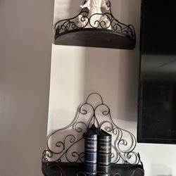 Metal Shelves,Par de repisas d Metal.