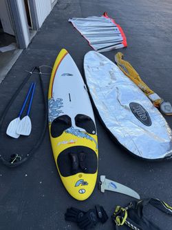 🌊 Complete Windsurfing Package – F2 Ride 284 + NeilPryde Sail + Full Gear Included 🌊