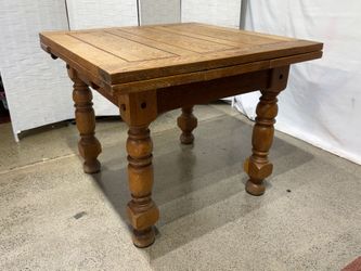 Cottagecore Expanding Wood Dining Table