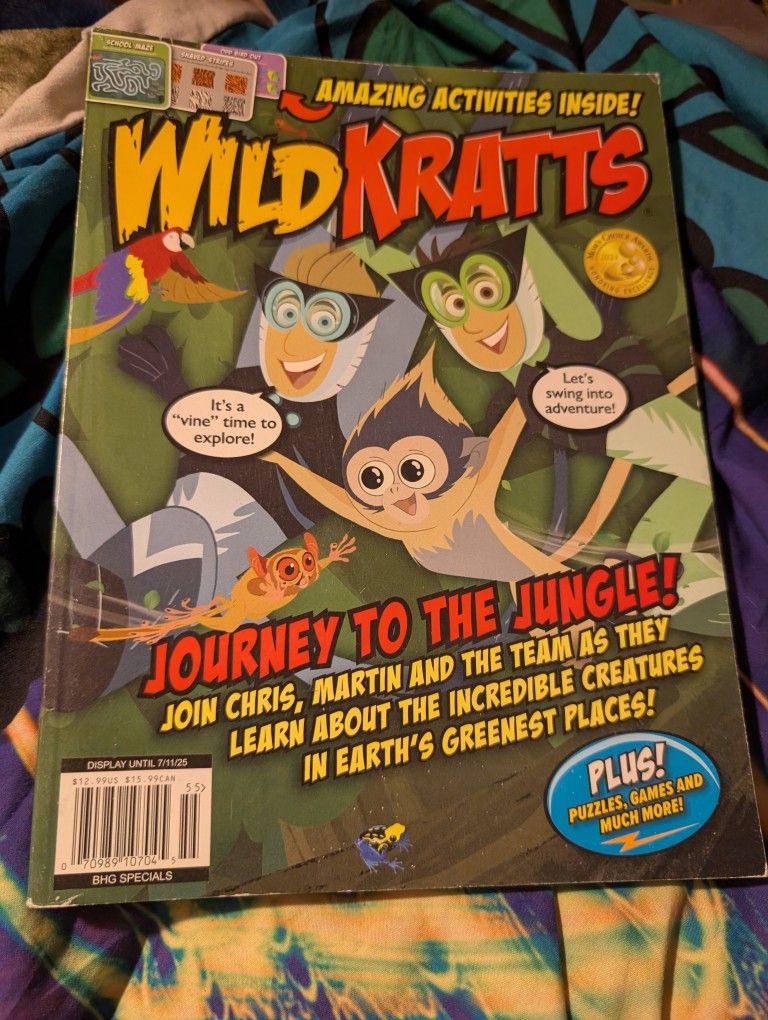 Wild Kratts Amazing Activities Inside Magazine Journey To The Jungle