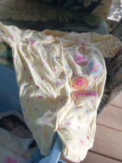 Baby Girl Footed Sleeper Onesie