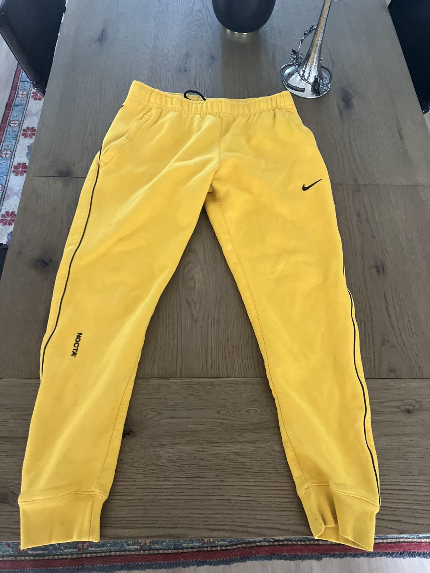 Nike x Drake NOCTA Fleece Pants Yellow Size M for Sale in Los