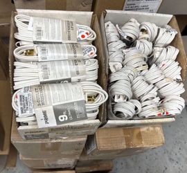 9ft Extension Cord / Cable 3 outlet