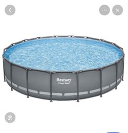 18 feet Round pool and filter pump.