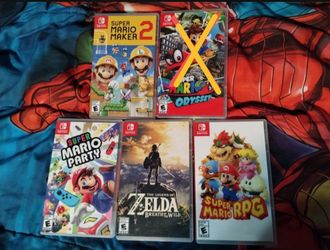 Nintendo switch games, $45 each firm