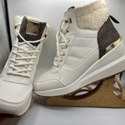 MICHAEL KORS Liv Wedge Booties