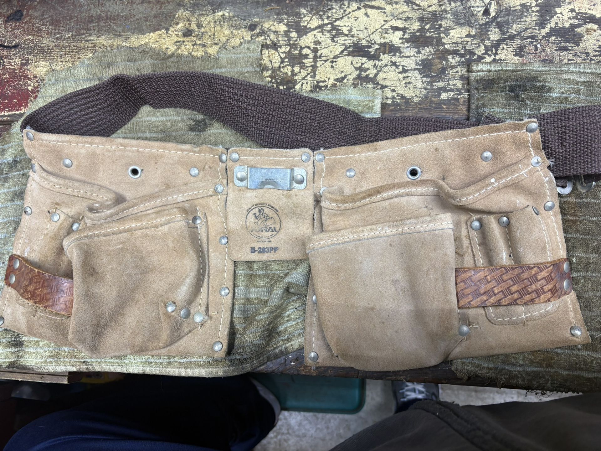 Real Leather Tool Belt